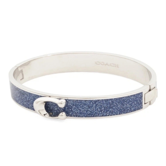 Coach Bangle C LogoGlitter Bracelet